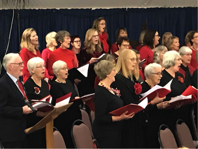 VIVA! and Heart and Soul sing at the Christmas concert, December 2018